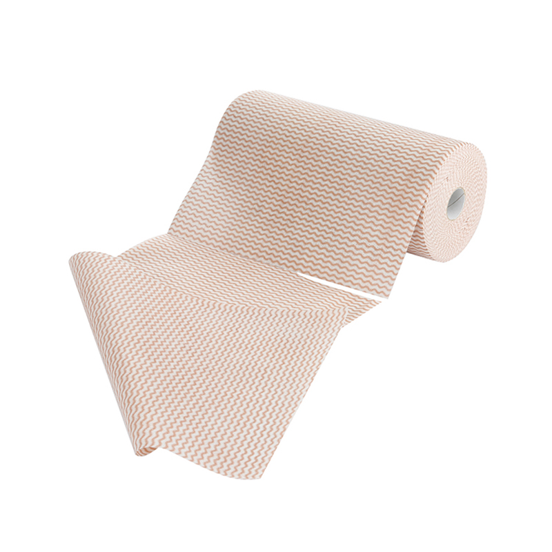 Bambusfiber/viskose polyester oljebestandig ikke vevd rengjøringsrulle