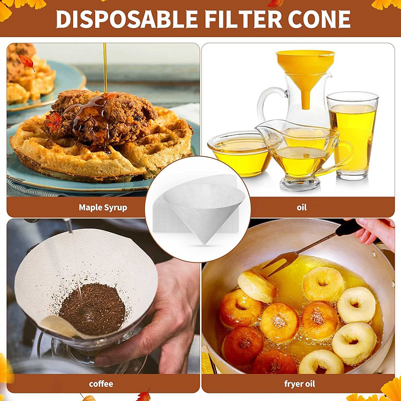 Cooking Oil Filter Papers-Cone Cooking Oil Filter Papers-Cone